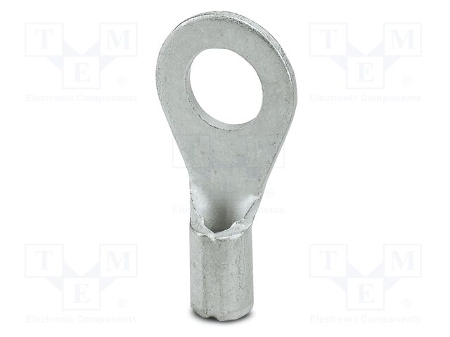 Non-insulated; Body: silver; Tip: ring
