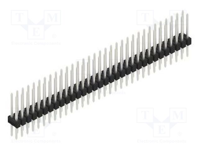 Connector: pin strips; pin header; male; PIN: 64; 2.54mm; THT; 2x32