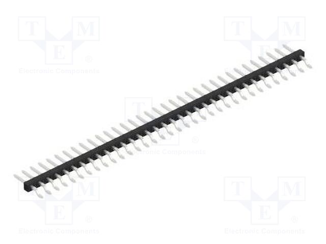 Connector: pin strips; pin header; male; PIN: 34; 2mm; SMT; 1x34