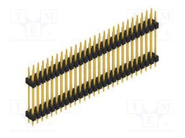 Connector: pin strips; pin header; male; PIN: 54; 2.54mm; THT; 2x27
