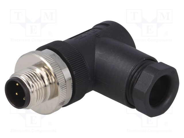 Plug; M12; PIN: 3; male; A code-DeviceNet / CANopen; for cable