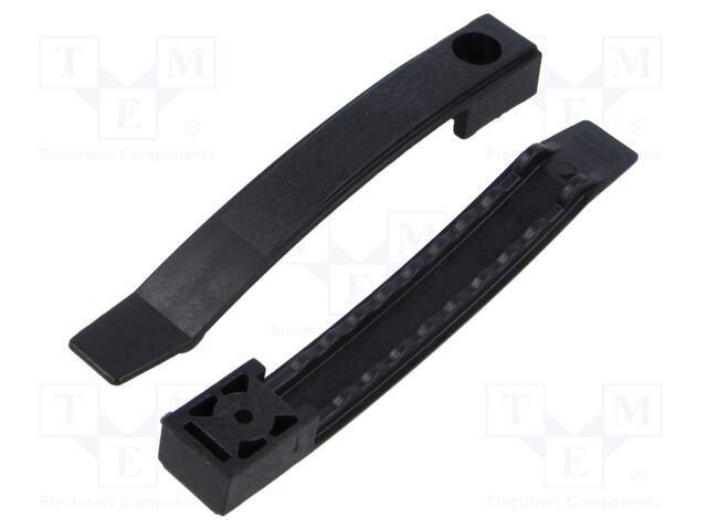 Screw mounted clamp; polyamide 6.6; black; W: 20mm; L: 135mm