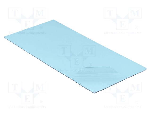 Tape: heat transfer; W: 400mm; L: 200mm; Thk: 3mm; 3.6W/mK; blue; 30kV
