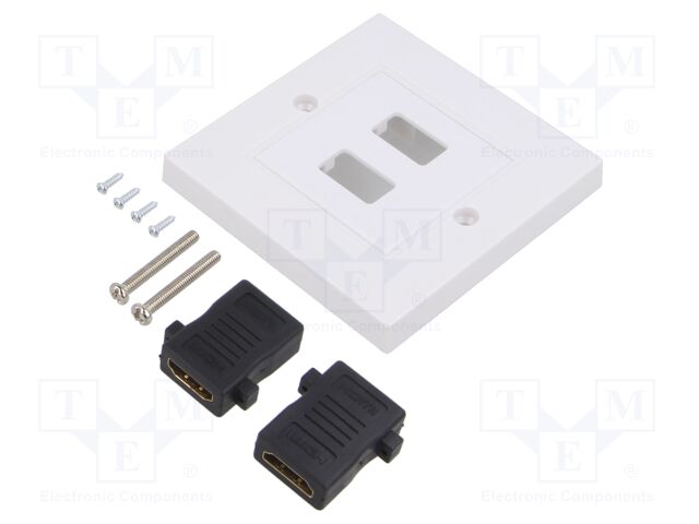 Connector: HDMI; socket; HDMI socket x2,both sides