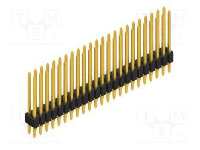 Connector: pin strips; pin header; male; PIN: 46; 1.27mm; THT; 2x23