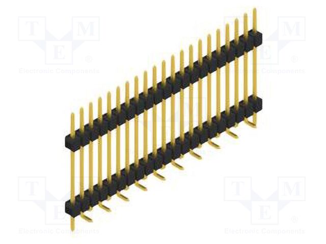 Connector: pin strips; pin header; male; PIN: 21; 2.54mm; SMT; 1x21