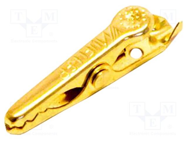 Crocodile clip; 5A; Grip capac: max.4.8mm; Overall len: 28mm