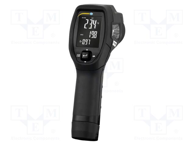 Infrared thermometer; -50÷500°C; Resolution (IR): 0.1°C; ε: 0,1÷1