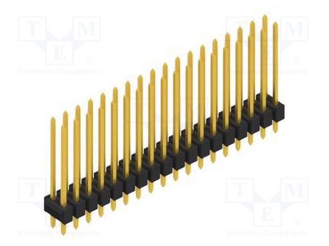 Connector: pin strips; pin header; male; PIN: 36; 2.54mm; THT; 2x18
