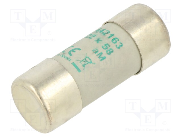 Fuse: fuse; aM; 63A; 690VAC; ceramic,cylindrical,industrial