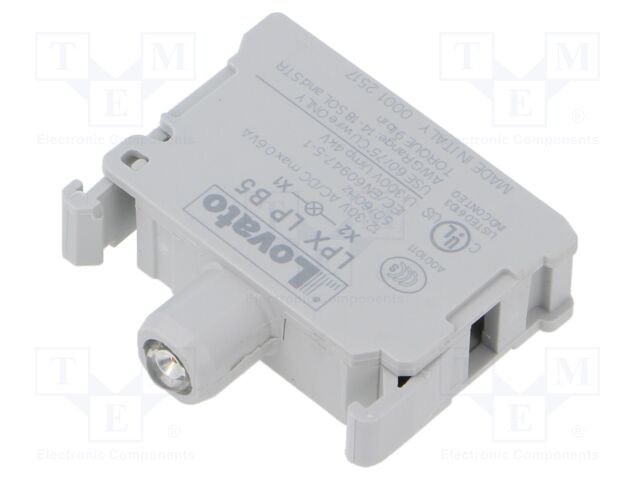 Illuminating unit; 22mm; Platinum; -25÷70°C; Illumin: LED; front