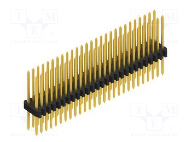 Connector: pin strips; pin header; male; PIN: 54; 1.27mm; THT; 2x27