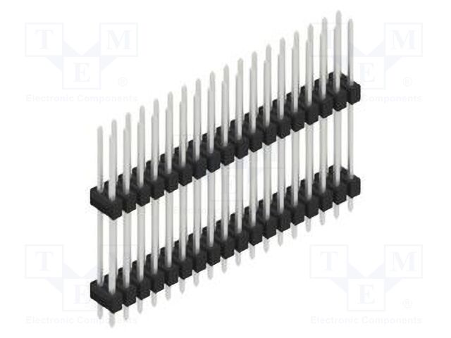 Connector: pin strips; pin header; male; PIN: 36; 2.54mm; THT; 2x18