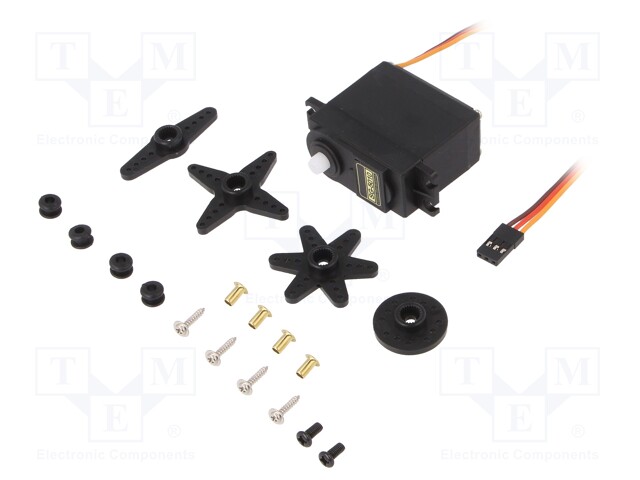 Motor: servo; 4.8÷6VDC; standard; analogue; 39g; 40.6x20.8x38mm