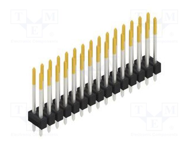 Connector: pin strips; pin header; male; PIN: 30; 2.54mm; THT; 2x15