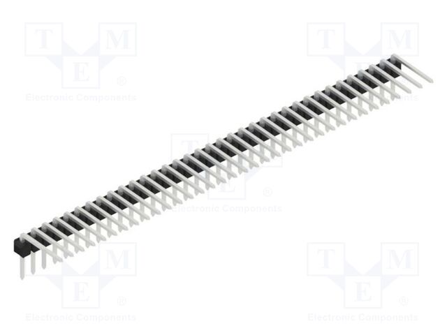 Connector: pin strips; pin header; male; PIN: 35; 2.54mm; THT; 1x35
