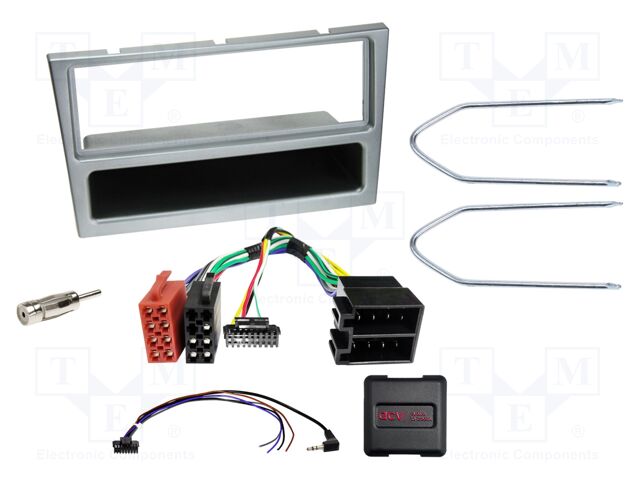 Adapter for control from steering wheel; Opel; matt-chrom