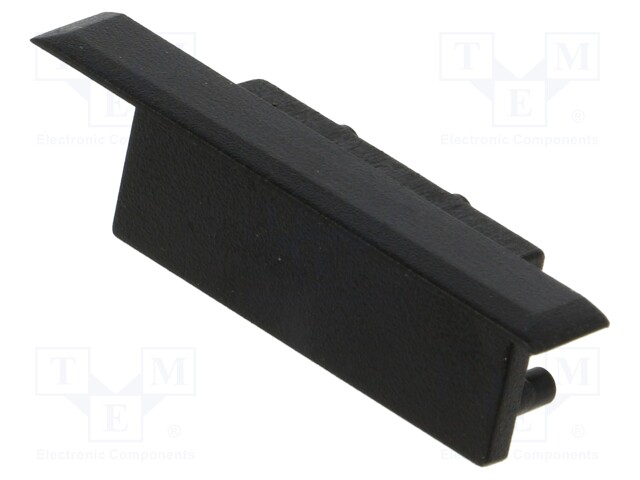 Cap for LED profiles; black; ABS; Pcs: 20; VARIO30-06