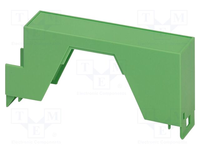 Upper housing; green; ME 22,5; X: 22.6mm; Y: 99mm; Z: 45.85mm