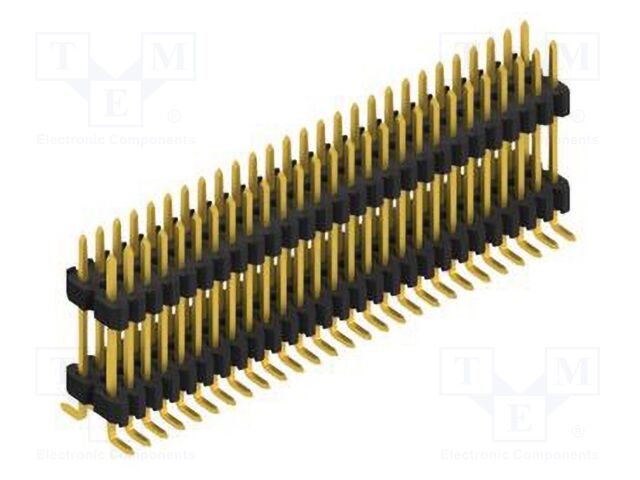 Connector: pin strips; pin header; male; PIN: 54; 1.27mm; SMT; 2x27