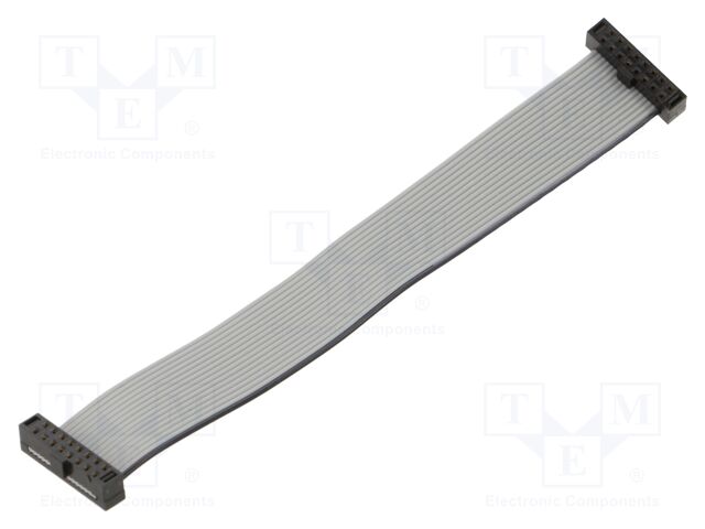 Ribbon cable with IDC connectors; IDC,both sides; Tape ph: 1mm