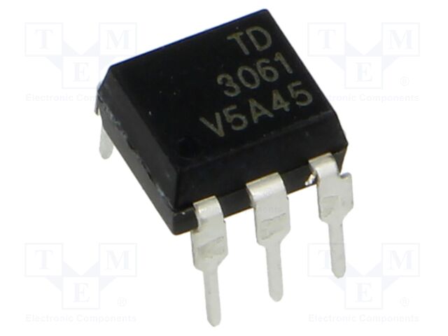 Optotriac; 5kV; triac; DIP6; Colour: black