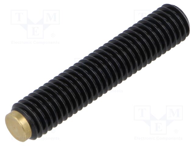 Mount.elem: clamping bolt; Plating: black finish,oxidized; brass