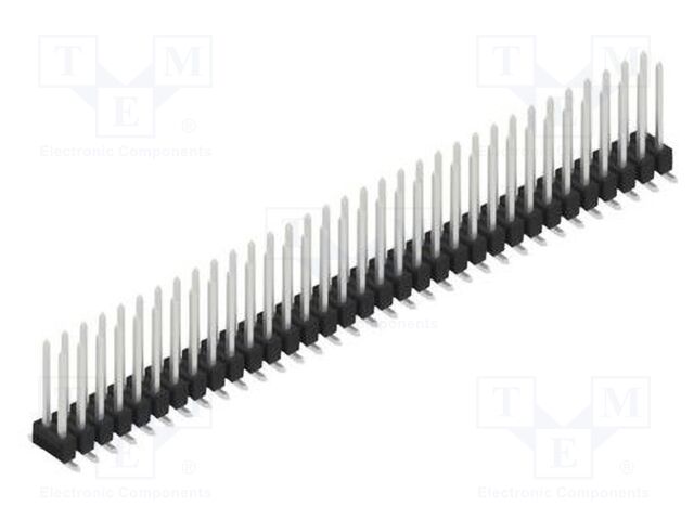 Connector: pin strips; pin header; male; PIN: 66; 2.54mm; SMT; 2x33