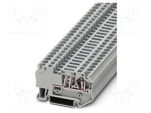 Splice terminal: rail; 20A; 500V; spring clamp; PA; 0.08÷6mm2