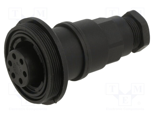 Connector: circular; plug; female; PIN: 6; Buccaneer Standard; IP68