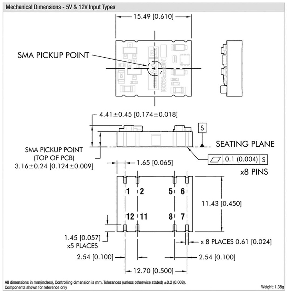 Converter: DC/DC; 2W; Uin: 21.6÷26.4V; Uout: 5VDC; Iout: 400mA; SMD