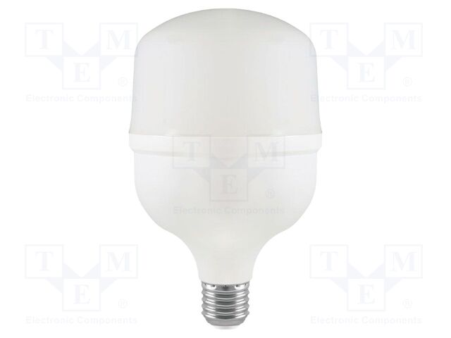 LED lamp; neutral white; E27; 220÷240VAC; 3210lm; 30W; 160°; 4000K
