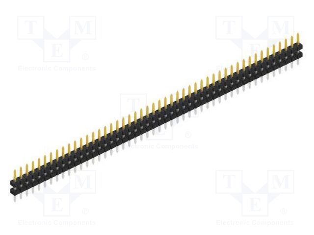Connector: pin strips; pin header; male; PIN: 48; 2mm; THT; 1x48