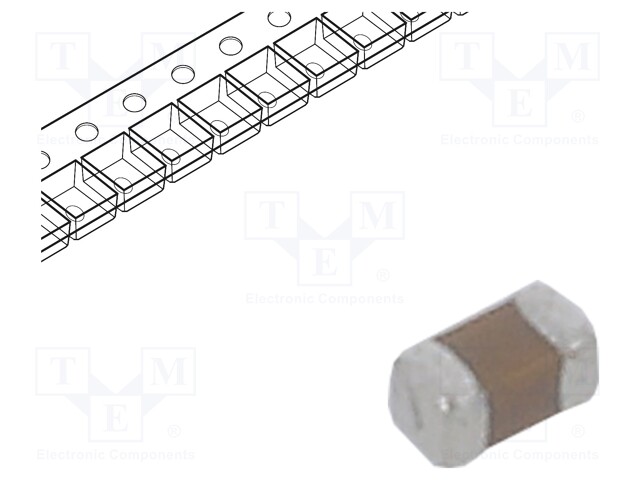Capacitor: ceramic; 4.7nF; 50VDC; X7R; ±10%; SMD; 0402