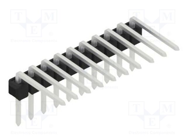 Connector: pin strips; pin header; male; PIN: 10; 2.54mm; THT; 1x10