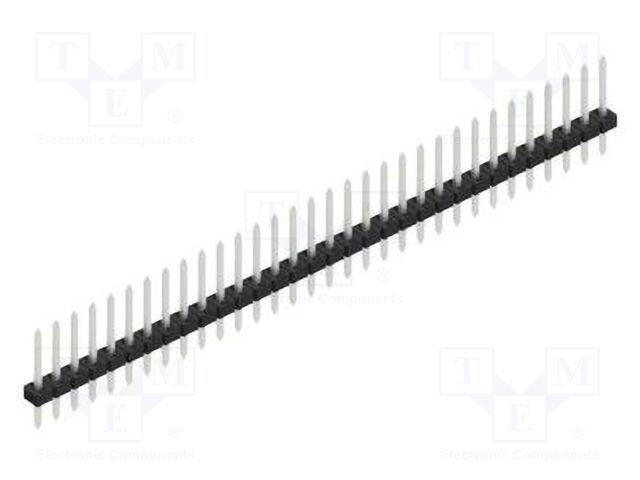 Connector: pin strips; pin header; male; PIN: 32; 2mm; THT; 1x32