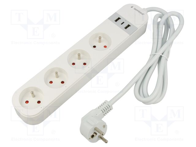 Power strip; WIFI; 220÷240VAC; 16A; intelligent house; 3680W; 1.5m