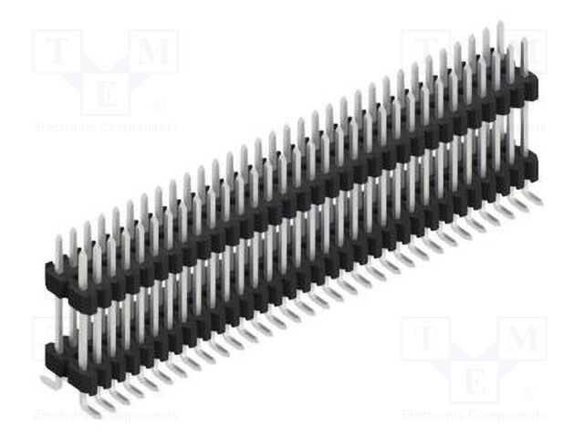 Connector: pin strips; pin header; male; PIN: 64; 1.27mm; SMT; 2x32