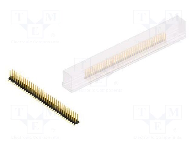 Connector: pin strips; pin header; male; PIN: 70; 2mm; SMT; 2x35