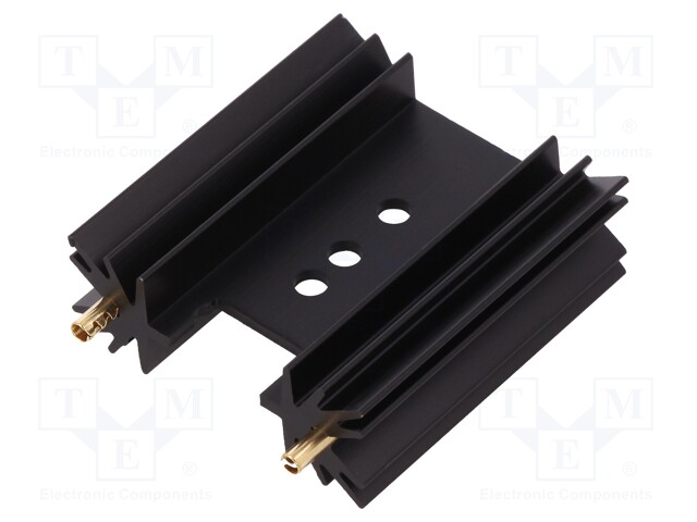 Heatsink: extruded; SOT32,TO220,TO3P; black; L: 38.1mm; 11K/W