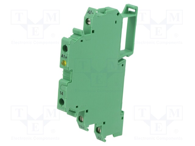 Socket; Mounting: DIN; -40÷85°C; Indication: LED