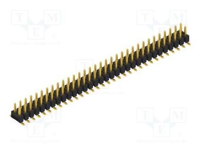 Connector: pin strips; pin header; male; PIN: 64; 2.54mm; SMT; 2x32
