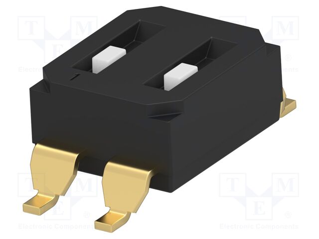 Switch: DIP-SWITCH; Poles number: 2; OFF-ON; 0.025A/24VDC; Pos: 2