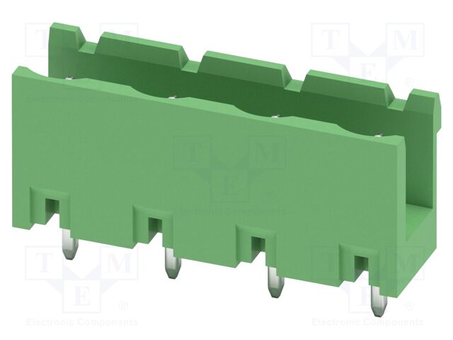 PCB headers, nominal cross section: 2.5 mm?, color: green, n