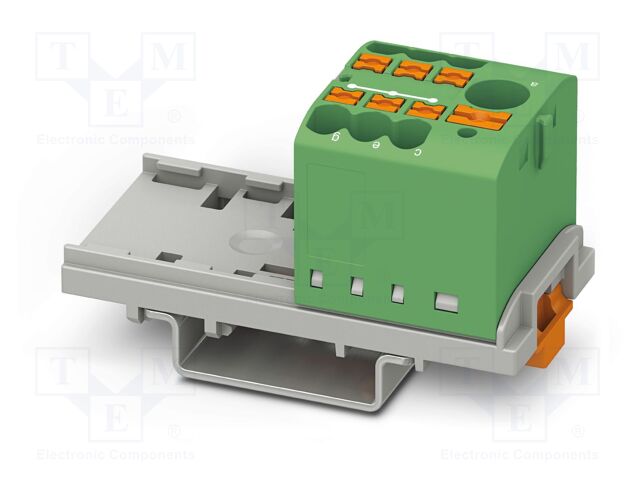 Splice terminal: rail; 24A; 690V; push-in; PA; 0.14÷4mm2; W: 28.6mm