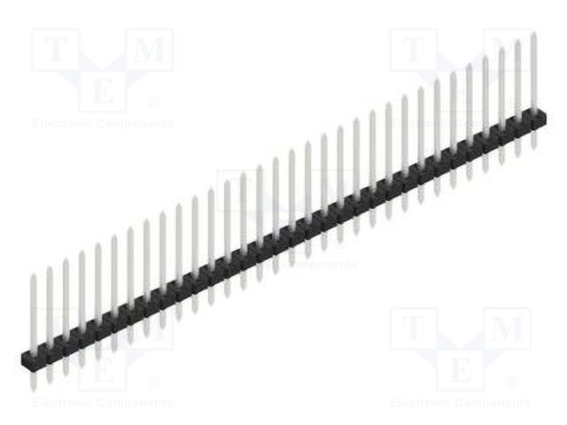 Connector: pin strips; pin header; male; PIN: 32; 2mm; THT; 1x32