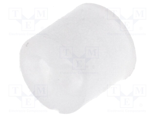 Spacer sleeve; LED; Øout: 5mm; ØLED: 5mm; L: 4.5mm; natural; UL94V-2