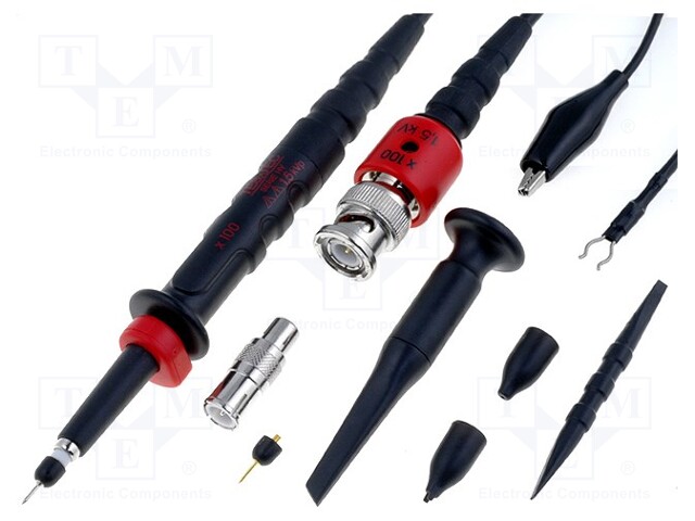 Oscilloscope probe; Band: ≤300MHz; Attenuator: 100: 1; 1.2m