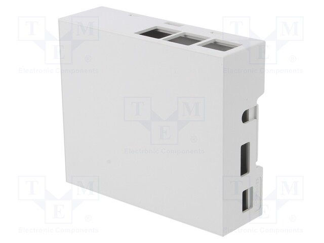 Enclosure: for computer; Raspberry Pi B+; ABS; grey