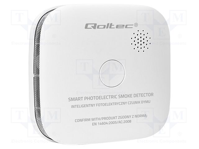 Meter: smoke detector; 76x76x25mm; -10÷55°C; smoke; glued,screw